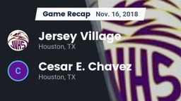 Recap: Jersey Village  vs. Cesar E. Chavez  2018