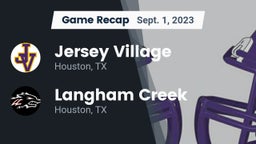 Recap: Jersey Village  vs. Langham Creek  2023