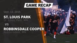 Recap: St. Louis Park  vs. Robbinsdale Cooper  2015