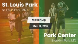 Matchup: St. Louis Park High vs. Park Center  2016
