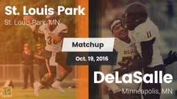 Matchup: St. Louis Park High vs. DeLaSalle  2016