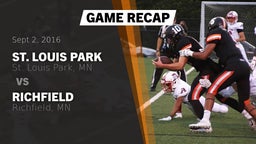 Recap: St. Louis Park  vs. Richfield  2016