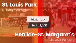 Matchup: St. Louis Park High vs. Benilde-St. Margaret's  2017