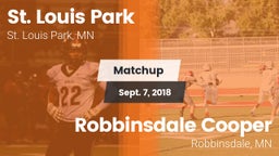 Matchup: St. Louis Park High vs. Robbinsdale Cooper  2018