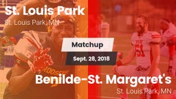 Matchup: St. Louis Park High vs. Benilde-St. Margaret's  2018