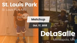 Matchup: St. Louis Park High vs. DeLaSalle  2018