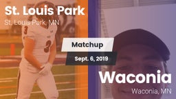Matchup: St. Louis Park High vs. Waconia  2019