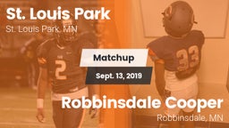 Matchup: St. Louis Park High vs. Robbinsdale Cooper  2019