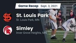 Recap: St. Louis Park  vs. Simley  2021