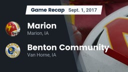 Recap: Marion  vs. Benton Community 2017