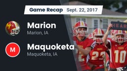 Recap: Marion  vs. Maquoketa  2017