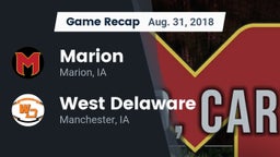 Recap: Marion  vs. West Delaware  2018