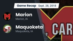 Recap: Marion  vs. Maquoketa  2018