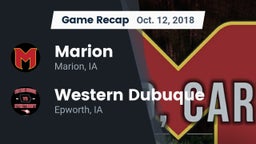 Recap: Marion  vs. Western Dubuque  2018