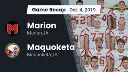 Recap: Marion  vs. Maquoketa  2019