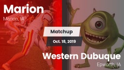 Matchup: Marion  vs. Western Dubuque  2019