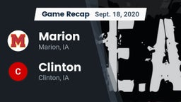 Recap: Marion  vs. Clinton  2020