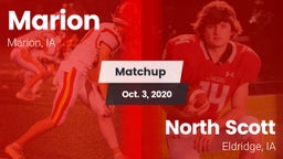 Matchup: Marion  vs. North Scott  2020