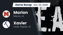 Recap: Marion  vs. Xavier  2020