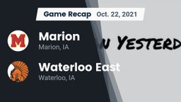 Recap: Marion  vs. Waterloo East  2021