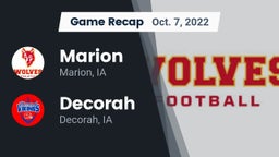 Recap: Marion  vs. Decorah  2022