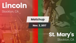 Matchup: Lincoln  vs. St. Mary's  2017