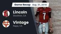 Recap: Lincoln  vs. Vintage  2018