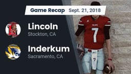 Recap: Lincoln  vs. Inderkum  2018