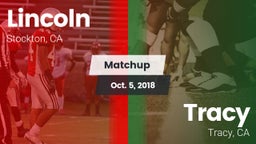 Matchup: Lincoln  vs. Tracy  2018
