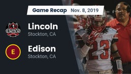 Recap: Lincoln  vs. Edison  2019