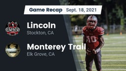 Recap: Lincoln  vs. Monterey Trail  2021