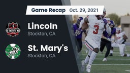 Recap: Lincoln  vs. St. Mary's  2021
