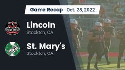 Recap: Lincoln  vs. St. Mary's  2022