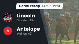 Recap: Lincoln  vs. Antelope  2023