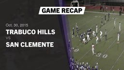 Recap: Trabuco Hills  vs. San Clemente  2015