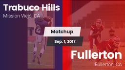 Matchup: Trabuco Hills High vs. Fullerton  2017