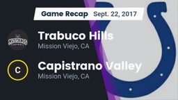Recap: Trabuco Hills  vs. Capistrano Valley  2017