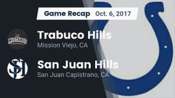 Recap: Trabuco Hills  vs. San Juan Hills  2017