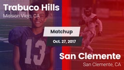 Matchup: Trabuco Hills High vs. San Clemente  2017