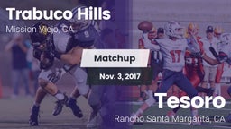 Matchup: Trabuco Hills High vs. Tesoro  2017