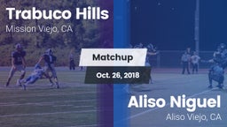 Matchup: Trabuco Hills High vs. Aliso Niguel  2018