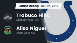 Recap: Trabuco Hills  vs. Aliso Niguel  2018