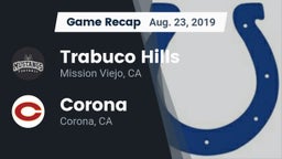 Recap: Trabuco Hills  vs. Corona  2019