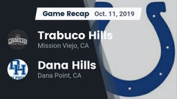 Recap: Trabuco Hills  vs. Dana Hills  2019