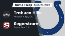 Recap: Trabuco Hills  vs. Segerstrom  2022