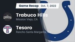 Recap: Trabuco Hills  vs. Tesoro  2022