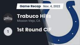 Recap: Trabuco Hills  vs. 1st Round CIF 2022