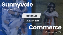 Matchup: Sunnyvale High vs. Commerce  2018