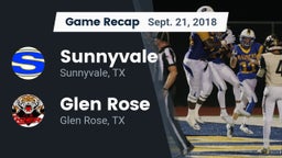 Recap: Sunnyvale  vs. Glen Rose  2018