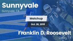 Matchup: Sunnyvale High vs. Franklin D. Roosevelt  2018
